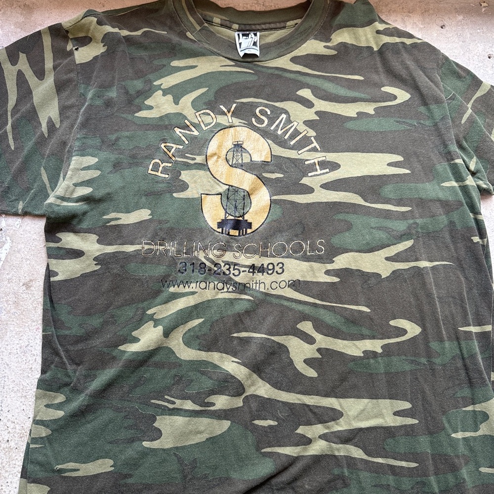 Vintage Thrifted Camouflage Men's Shirt